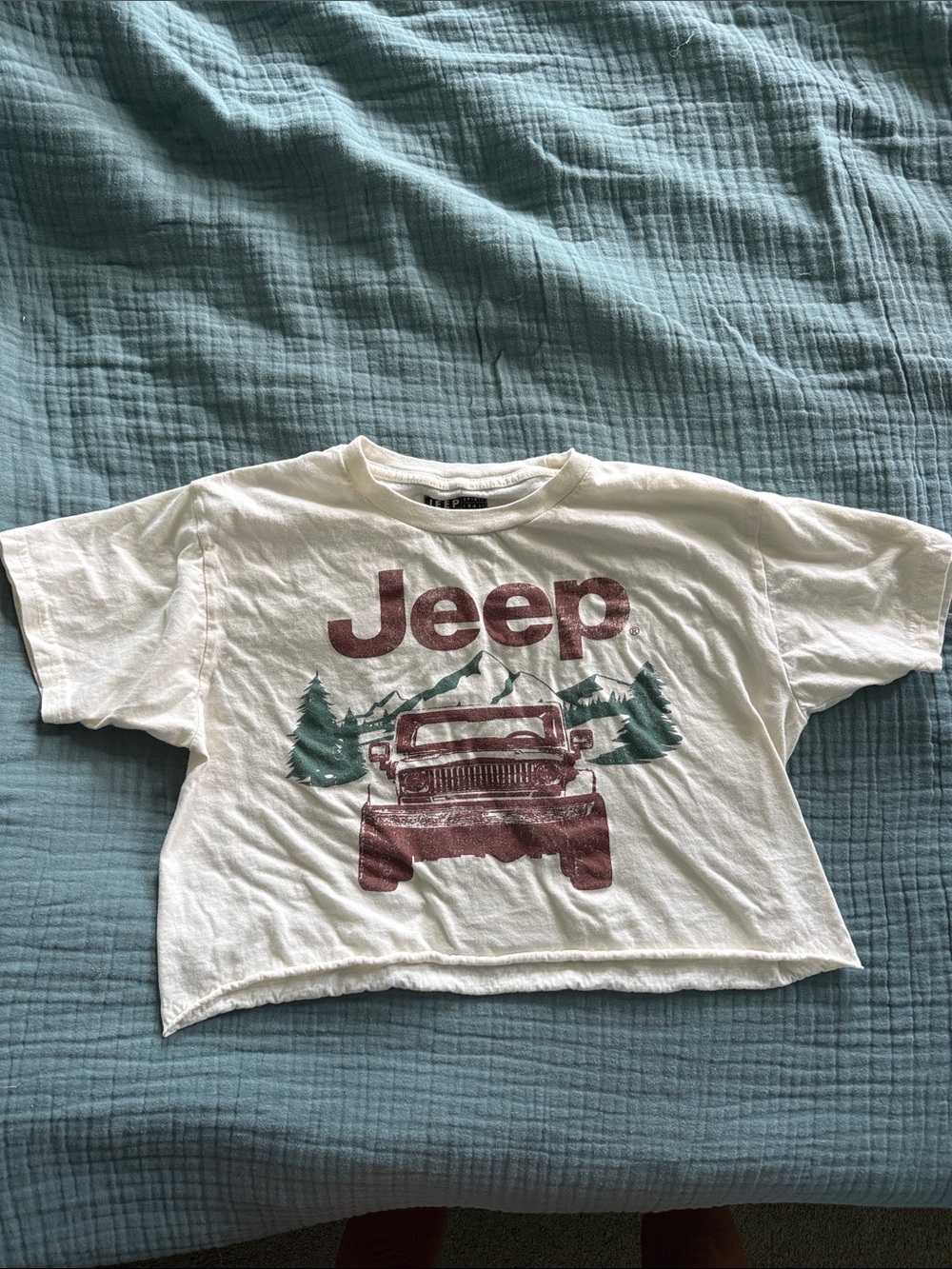 Cropped jeep Tee